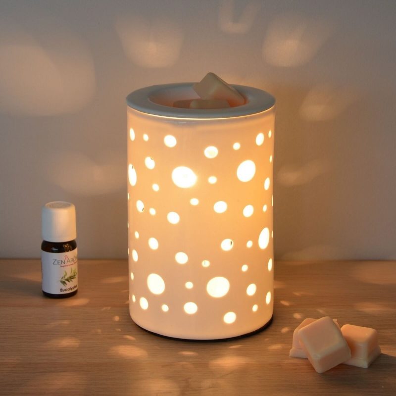 Brûleur Électrique Fondant Cire Parfumée en Porcelaine Fine - Diffusion par Chaleur Douce -N°2- H.15cm – Image 2