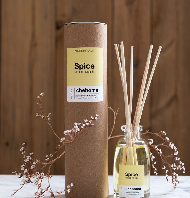 Diffuseur de parfum "Spice" White Musk ø6x14,8cm