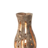 Lampe "Elisabeth" en Bois Naturel 26,5x26,5x48cm – Image 3
