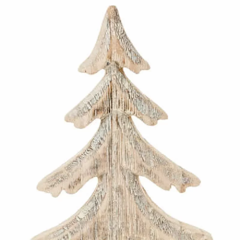 Sapin en Bois sur Rondin, 12x9xH.27cm – Image 2