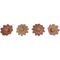 Fleur Marta en Grès sur Tige, Nuances de Rose, 4 Modèles au Choix 6x5,6x42cm – Image 2