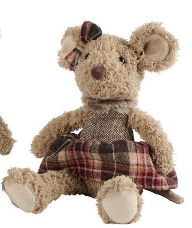 Peluche "Louise Mansen" Sanna - Souris 30cm
