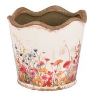Cache Pot "Early Spring" en Céramique 16x16x15cm