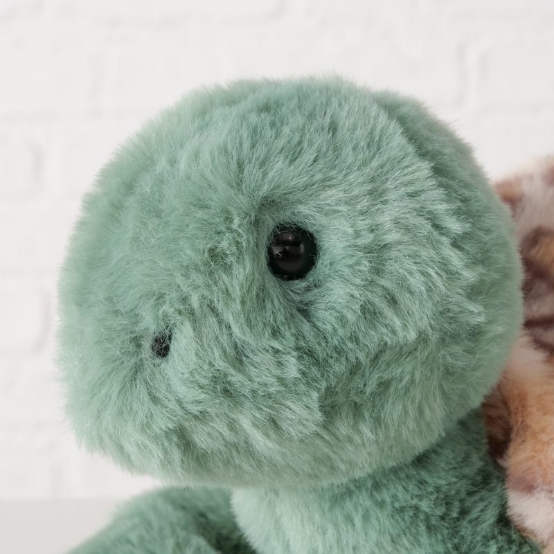 Peluche Tortue "Turtly" en Polyester Vert Verdoyant H.12,8cm – Image 4