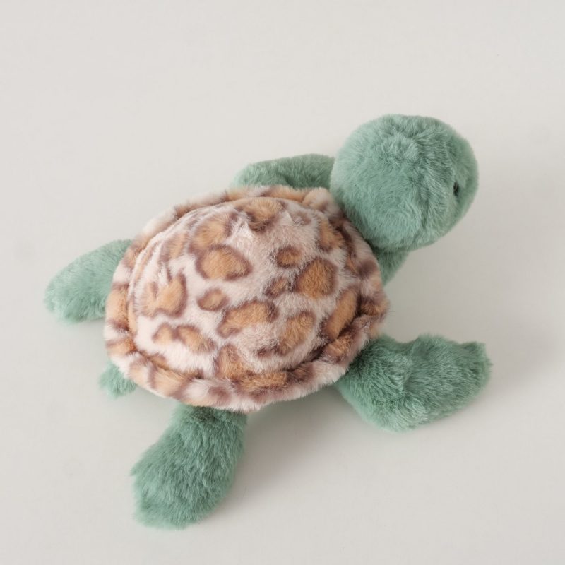 Peluche Tortue "Turtly" en Polyester Vert Verdoyant H.12,8cm – Image 3