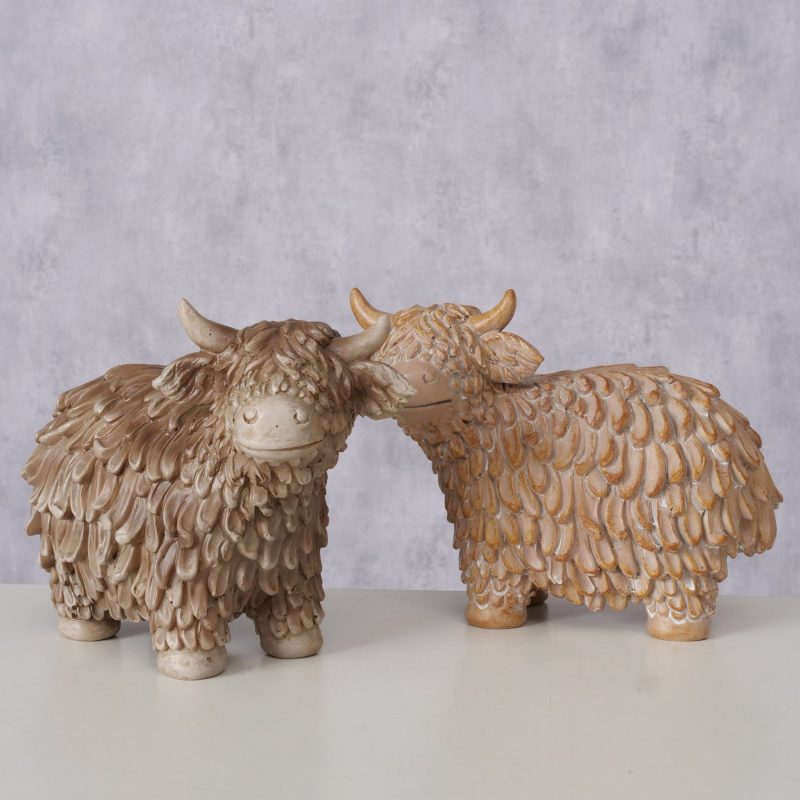 Figurine "Highland Cow" en Résine Synthétique H.13cm – Image 6