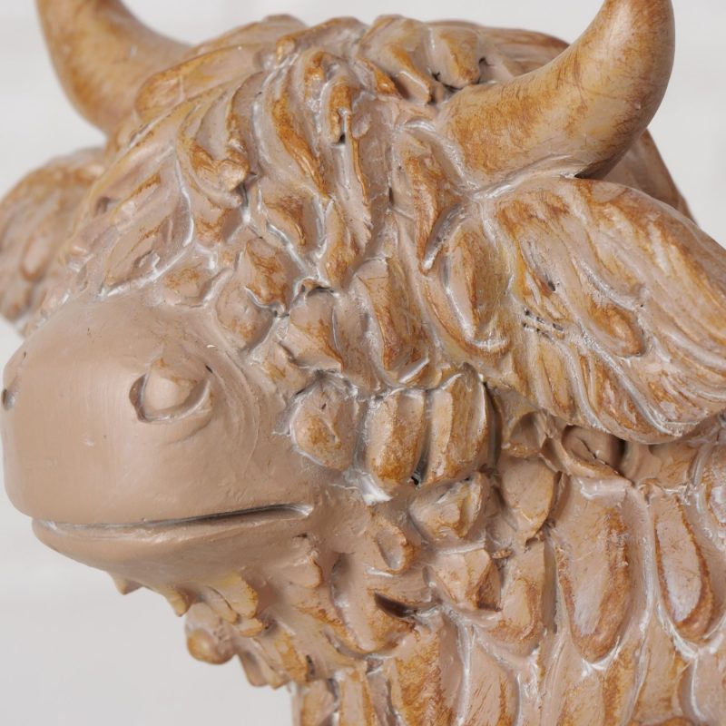 Figurine "Highland Cow" en Résine Synthétique H.13cm – Image 5
