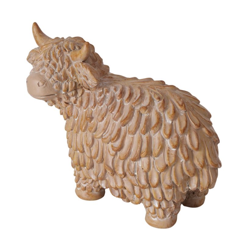 Figurine "Highland Cow" en Résine Synthétique H.13cm – Image 4