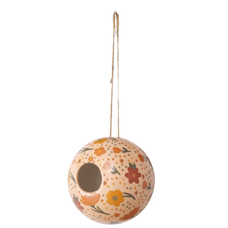 Nichoir "Farina" Poterie Multicolore, H.11cm, 2 Couleurs au Choix – Image 3