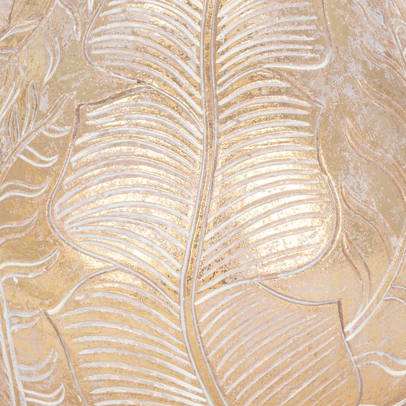 Poire Dorée Gravée en Résine 15x15x17cm – Image 3