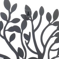 Arbre de Vie Mural en Métal Noir 46,5x1x57cm – Image 2