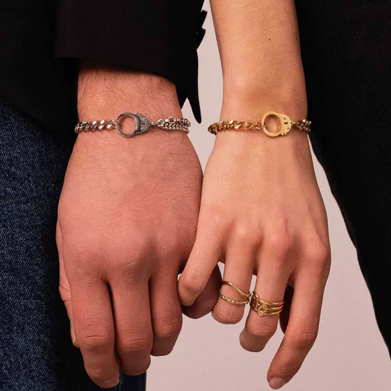 Bracelet Alex M - UNISEX - Doré 23 cm – Image 2