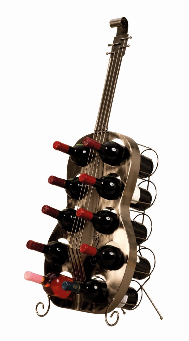 Guitare Etagère à Vin 37xH.101cm
