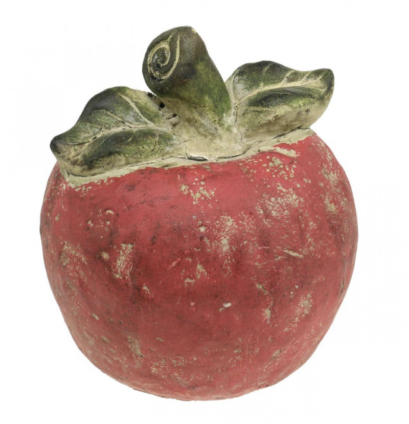 Pomme Décorative en Grès ø15cm xH.17cm