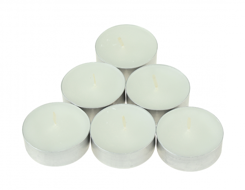 Set de 12 Bougies Chauffe-Plat Senteur Bergamote, Limette et Basilic au Beurre de Karité et Huiles Essentielles ø3,5cm – Image 2