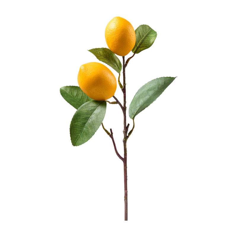 Branche de Citrons Artificielle  H.33cm