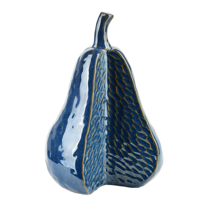 Poire en Céramique Bleu Marine 13,5x12x21cm