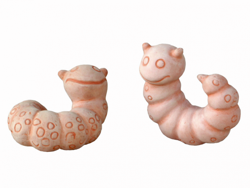Chenille en Terracotta 12cm, 2 Modèles au Choix – Image 2
