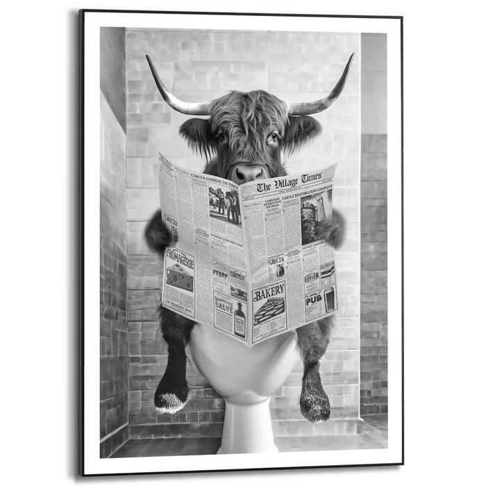 WC Highlander à cadre mince 70x50cm