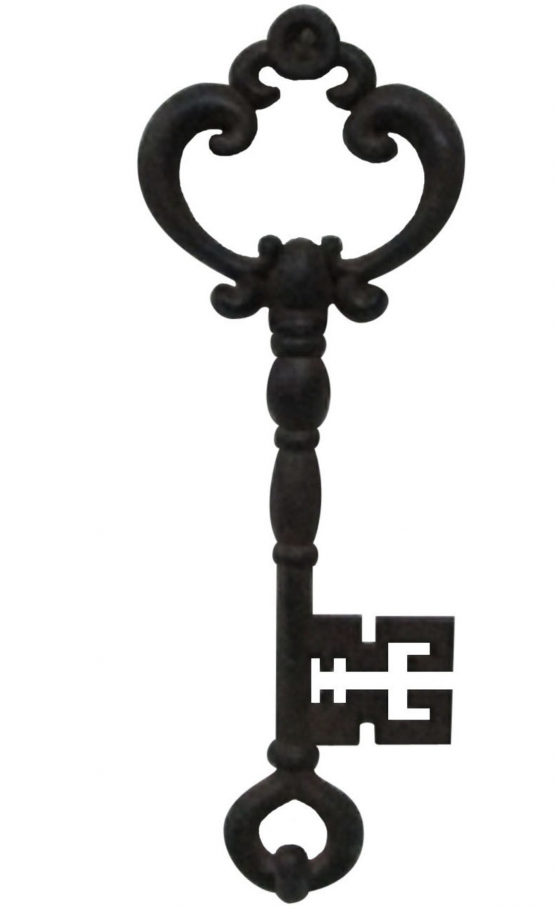 Porte Clés en Métal  2,5x6x17cm