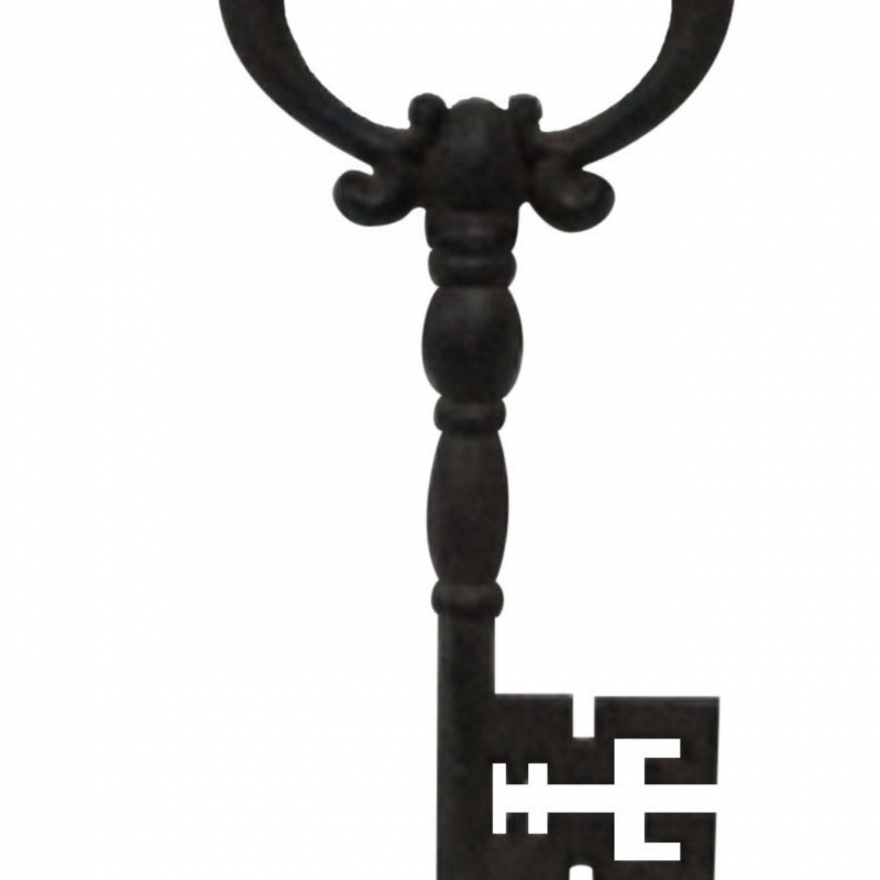 Porte Clés en Métal  2,5x6x17cm