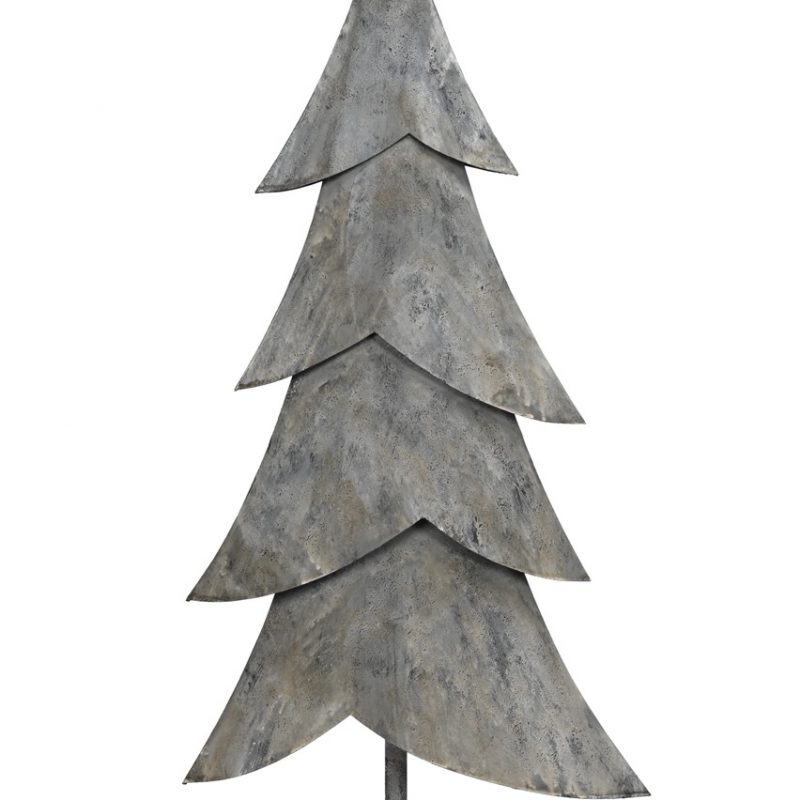 Sapin Métal Gris Vieilli 40,5x15xH88cm