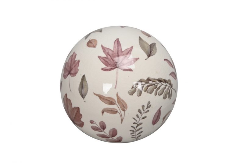 Boule Automnale en Céramique ø12xH11,5cm