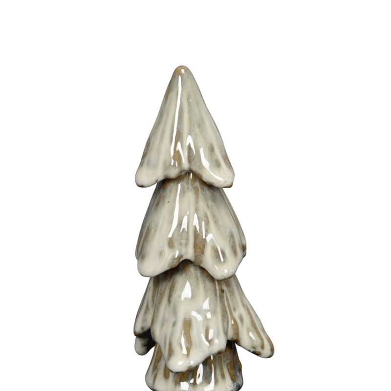 Sapin en Céramique Beige ø7xH14cm