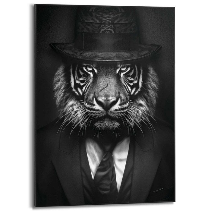 Peinture Encadrée "Tiger Man" 70x50cm
