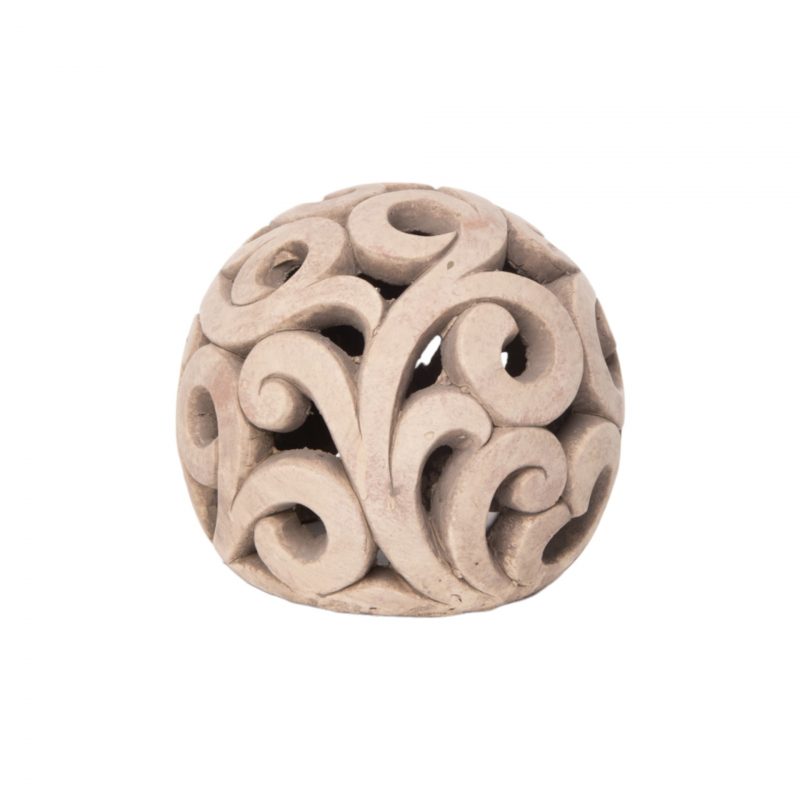 Sphère en Céramique Aspect Antique H.18cm