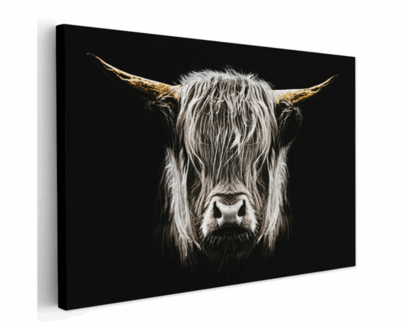 Peinture sur Toile "Highland Gold" 40x30cm