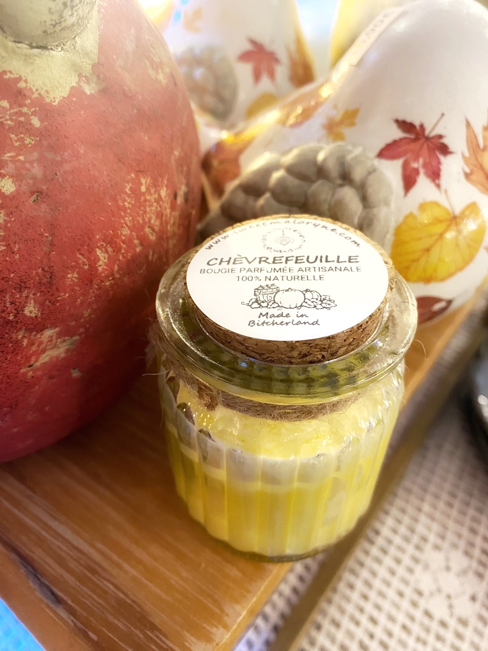 BOUGIE NATURELLE Cire de Soja Parfum de GRASSE, 20H. – Image 2