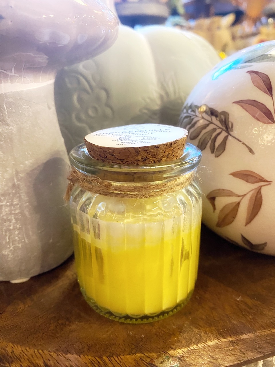 BOUGIE NATURELLE Cire de Soja Parfum de GRASSE, 20H. – Image 3