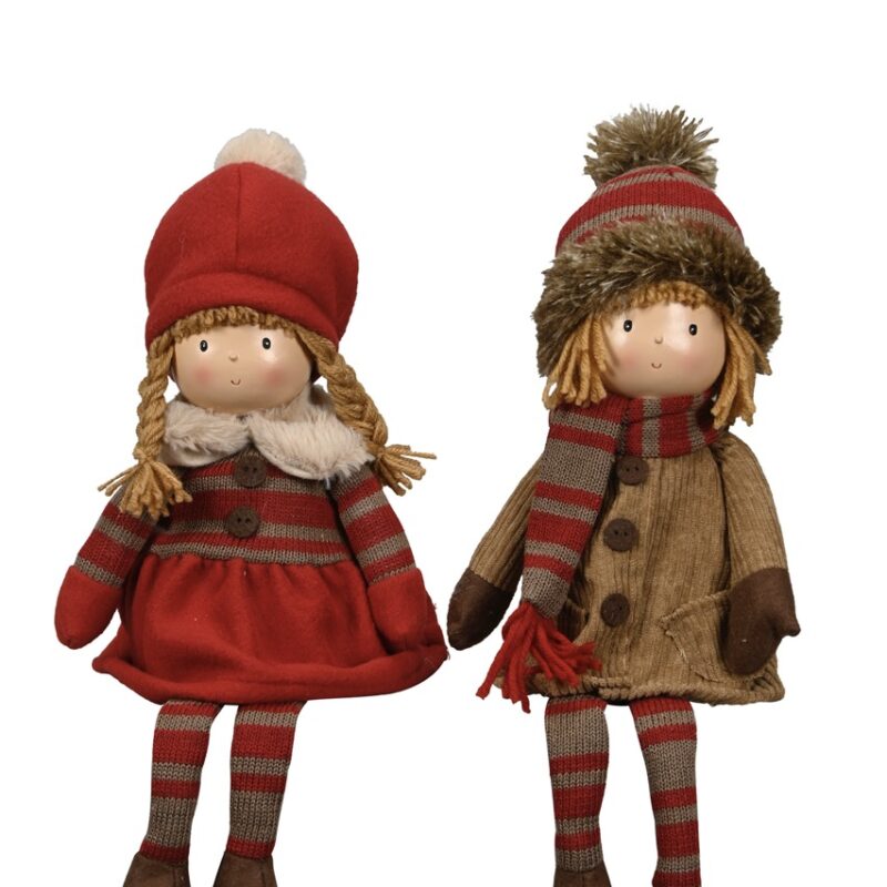 Garçon Décoratif en Polyester 18x18xH.45cm