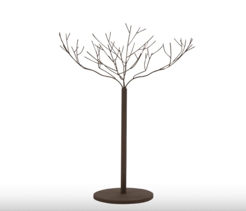 Arbre en Métal Brun 60x60x75cm
