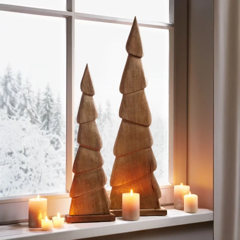 Sapin en Bois de Manguier H.80cm