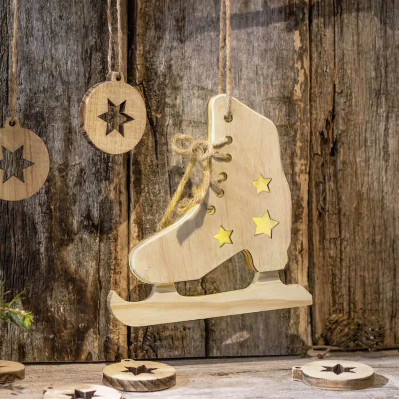 Patin à Glace LED "Petite Étoile" 16x15cm