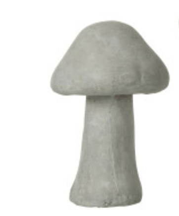 Champignon en Ciment Gris 8x8x12cm