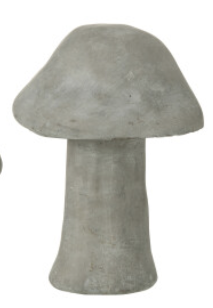Champignon en Ciment Gris 12,5x12,5x17,5cm