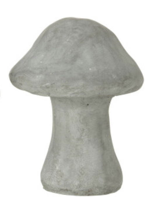 Champignon en Ciment Gris 15x15x20cm
