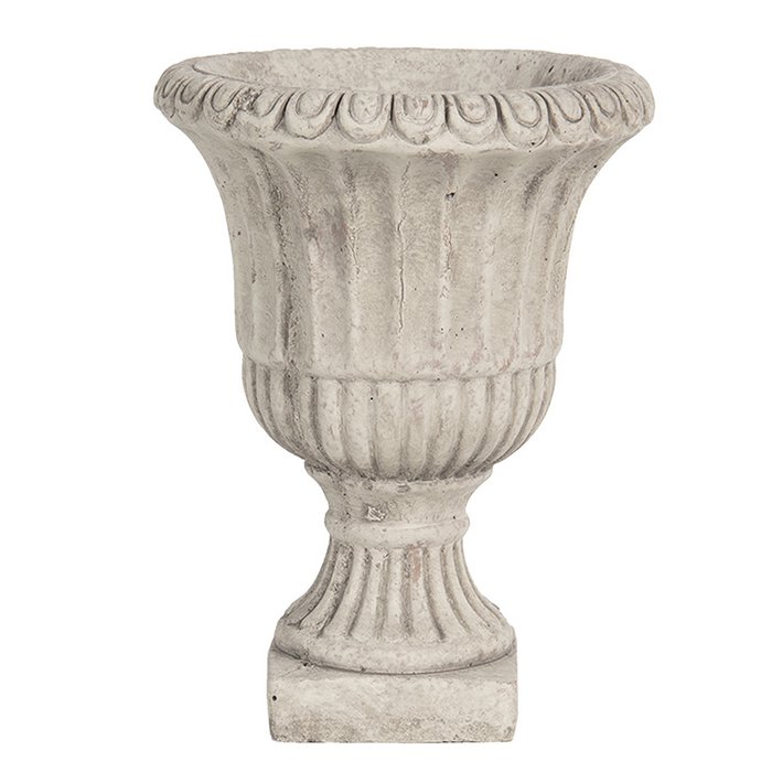 Pot de Fleurs en Pierre Grise Ø 15x20 cm