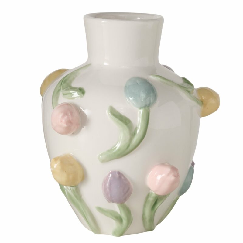Vase Tulipe en Porcelaine H.13,5cm