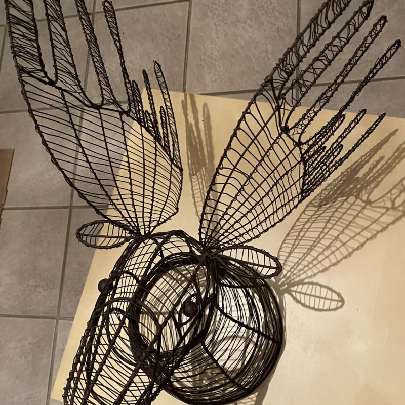 Trophée Fil de Per Patine Brune Élan Athezza