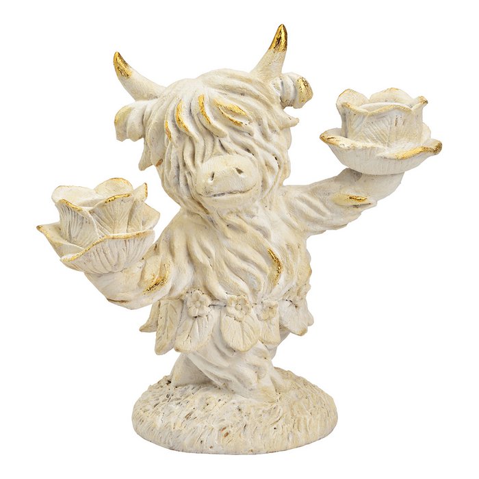 Chandelier Highland en Poly Blanc 21x21x11cm