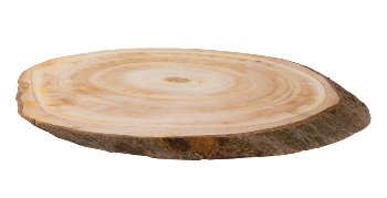 Plateau Rondin de Bois, 3x42x27cm
