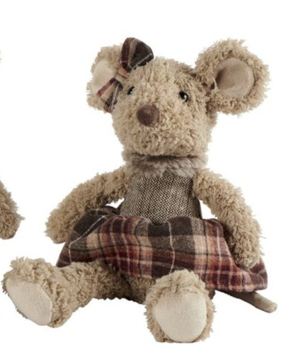 Peluche "Louise Mansen" Sanna - Souris 30cm