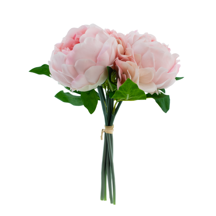 Bouquet de Pivoines Artificielles "Real Touch" 30cm