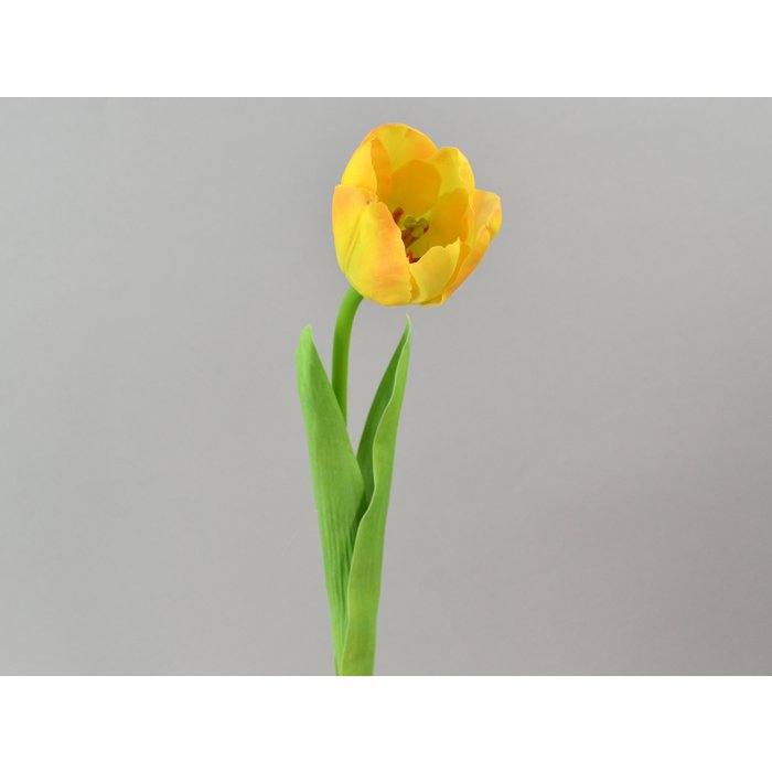 Tulipe Jaune Artificielle "Real Touch" 42cm