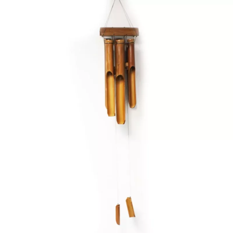 Carillon en Bambou 4 Grands Tubes 15x9x120cm