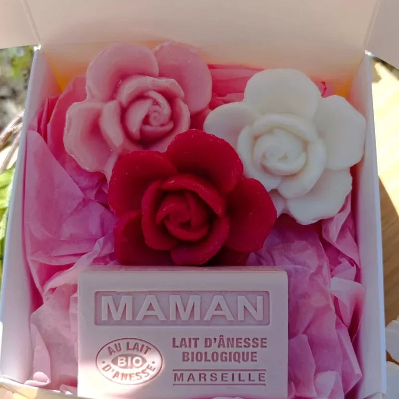 Coffret Cadeau "Maman" 4 Savons